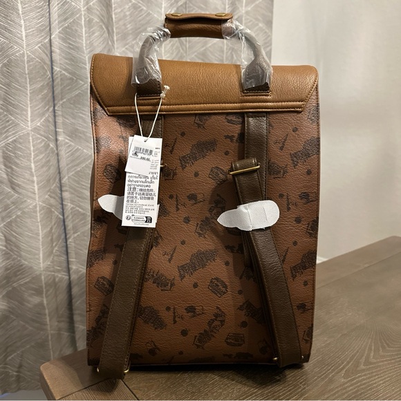 NWT Disney Parks Wilderness Lodge Brown Loungefly Backpack - Picture 5 of 9